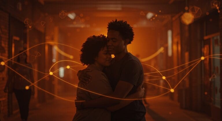 Historia de inclusión y comunidad con inspiración y compasión en un entorno urbano, destacando apoyo social y relaciones genuinas.