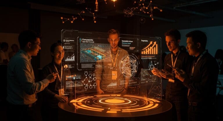 Startups innovadoras en materiales compuestos colaborando en JEC World 2026, destacando premios y networking global.