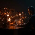 Trading automatizado con inteligencia artificial usando modelos LLM en mercados financieros, mostrando resultados y aprendizajes para startups tecnológicas.