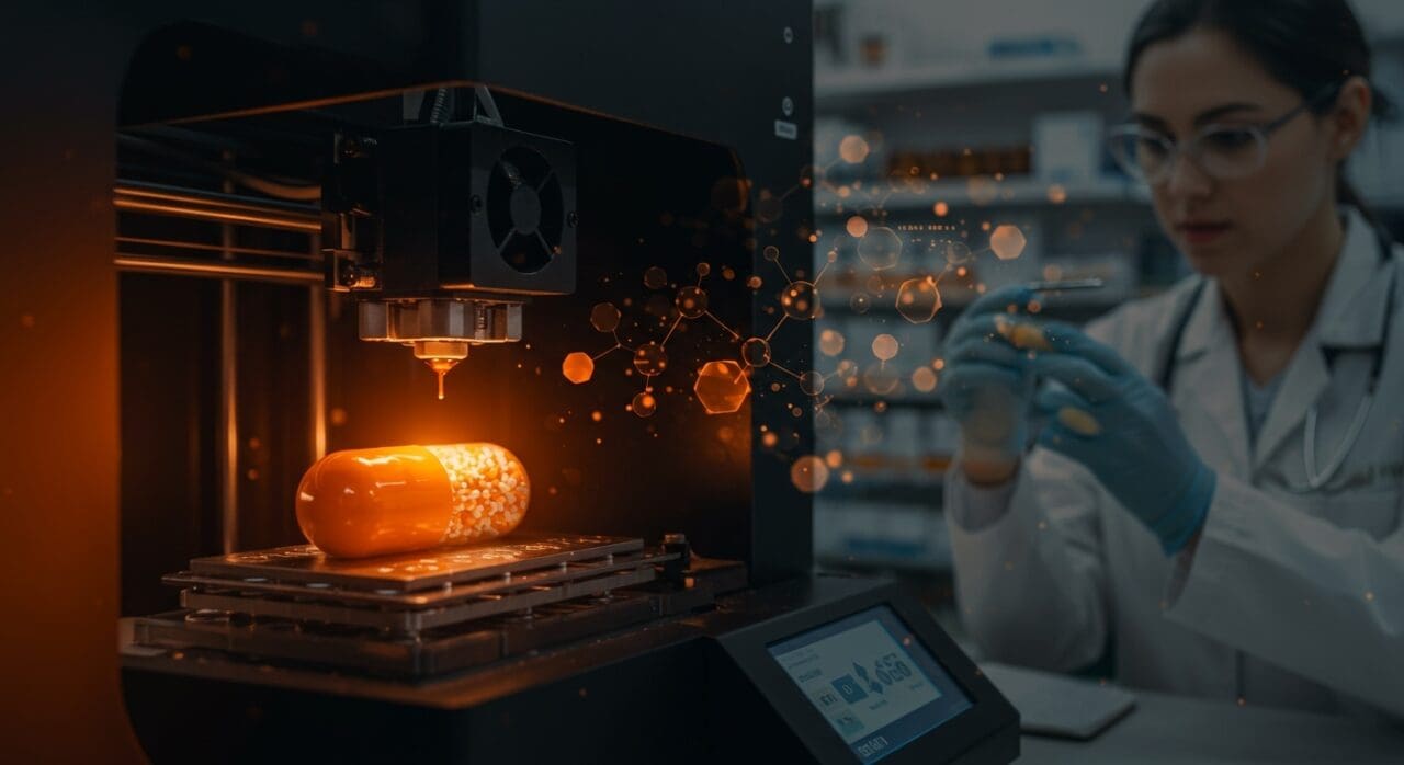 Medicamento personalizado impreso en 3D en Córdoba, innovación en salud digital y farmacias por startup.