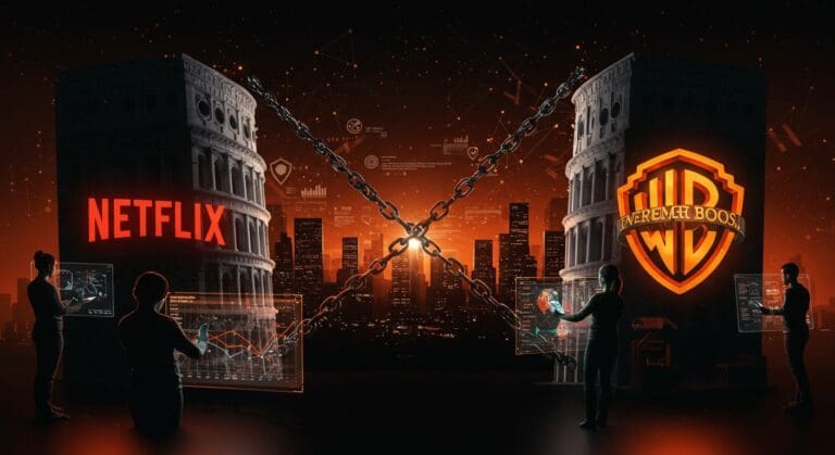 Adquisición de Warner Bros por Netflix impactando el mercado tech y startups en LATAM con retos regulatorios y oportunidades en streaming.