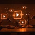 Video podcasts de Netflix e iHeartMedia destacando alianzas estratégicas en contenido digital y tendencias de streaming.