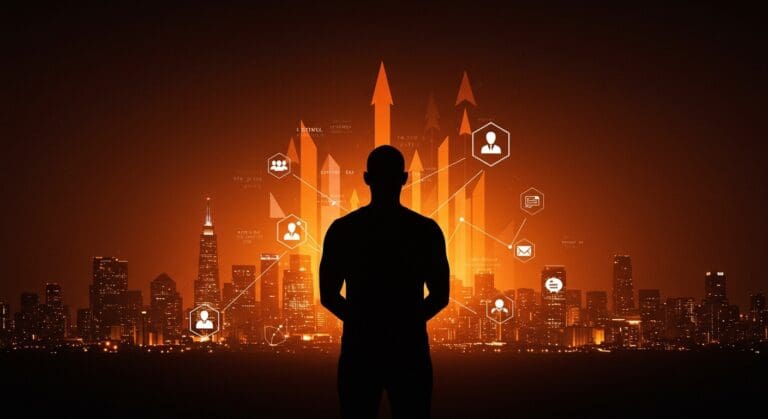 Intelligentsia tecnológica de derecha en Silicon Valley influenciando startups y founders LATAM, representada con elementos visuales del ecosistema tech y política.