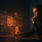 Benchmark de IA documental OfficeQA de Databricks mostrando baja precisión en automatización de documentos en entorno empresarial.