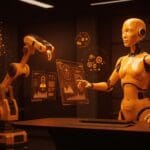 Lux, agente IA autónomo de OpenAGI, destacando en automatización y benchmarks frente a OpenAI en entorno startup tecnológico.