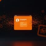 Interfaz digital de ChatGPT eliminando sugerencias tipo anuncios, ilustrando la actualización de OpenAI y su impacto en tecnología e IA.