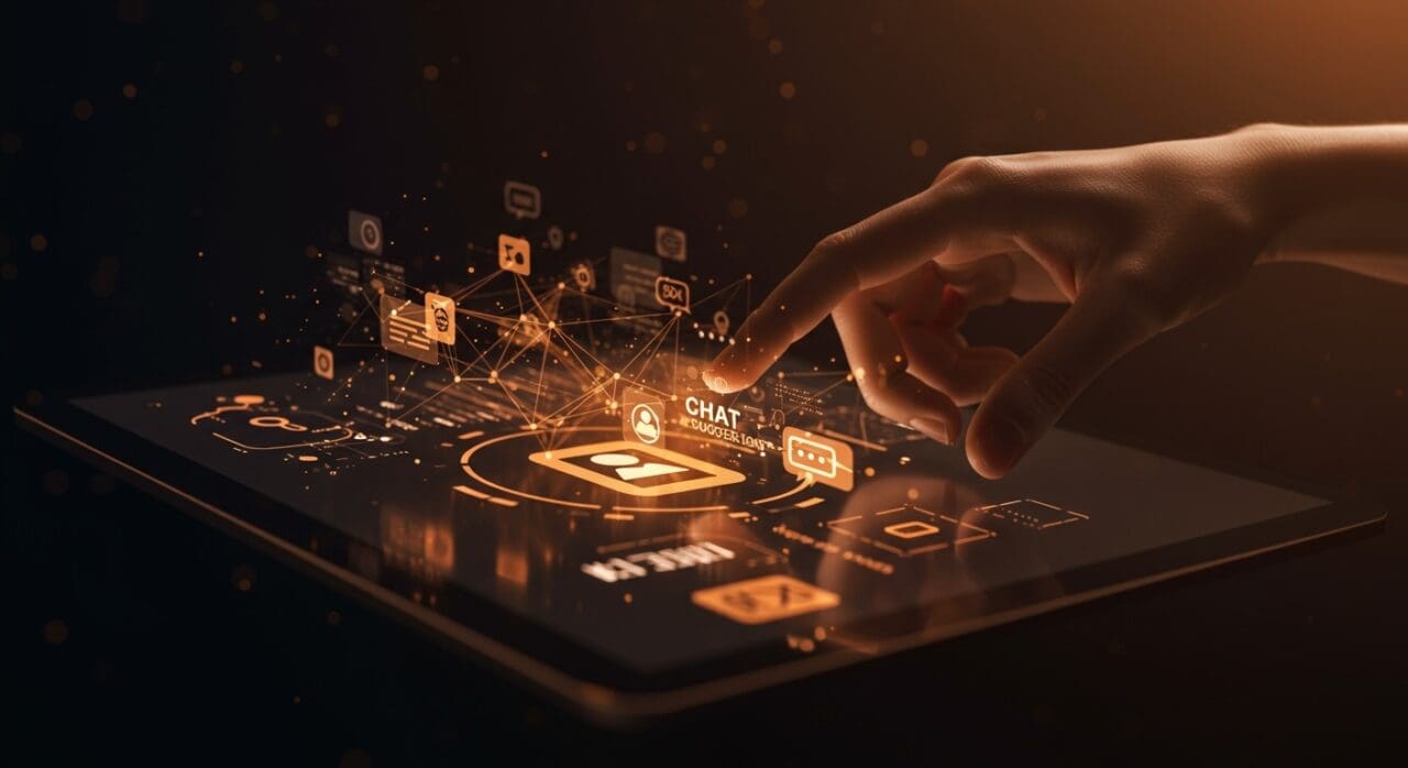 Interfaz digital de ChatGPT con sugerencias de apps deshabilitadas tras críticas de publicidad, ilustrando la estrategia de OpenAI en herramientas de IA.