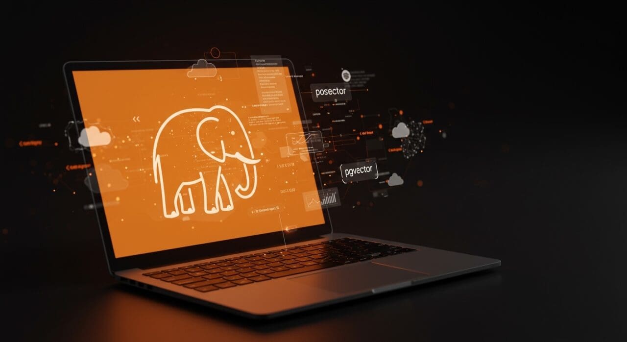 Base de datos Postgres ligera embebida en WASM para IA y desarrollo rápido en startups, con visualización de datos y redes neuronales abstractas.