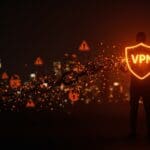 Imagen que simboliza la protección de la privacidad digital con VPN frente a la censura y legislación en tecnología en EE.UU.