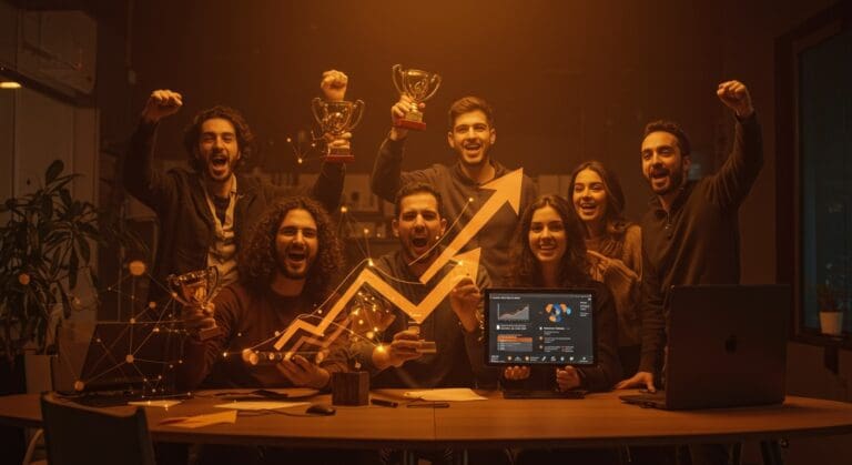 Premiación de startups innovadoras del programa Impulsa Startup Granada con apoyo de la Cámara de Comercio y fondos FEDER.