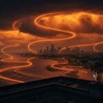 Impacto de ríos atmosféricos e inundaciones en Washington y su costa oeste, con enfoque en startups y clima extremo.