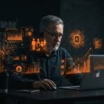 Senior AI Engineer desarrollando inteligencia artificial aplicada en fintech y empleo tecnológico, innovación en startups.