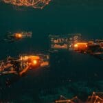 Robótica subacuática avanzada con inteligencia artificial colaborativa en ambiente tecnológico innovador.