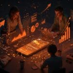 Equipo startup analizando métricas de engagement masivo en Spotify Wrapped 2025, tendencias de marketing de producto y crecimiento digital.