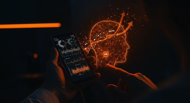 Dispositivo digital moderno para diagnóstico remoto de trastornos del sueño con elementos de inteligencia artificial e innovación en salud digital.