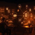 Startups fintech y proptech colaborando en Disrupt 2025 con tendencias de IA y open finance en LATAM.