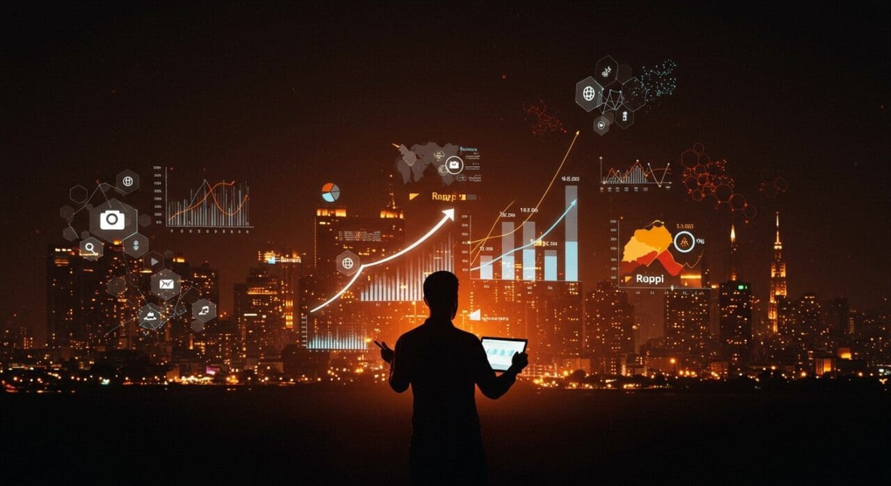 Ranking de las startups más valiosas de Latinoamérica en 2025 con enfoque en el crecimiento tecnológico y unicornios como Rappi.