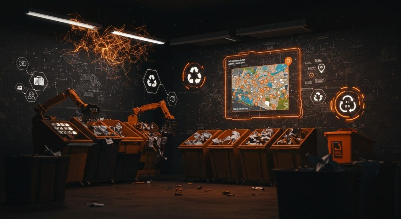 Gestión de residuos con inteligencia artificial y automatización para tarifas justas alineadas a la economía circular en municipios.