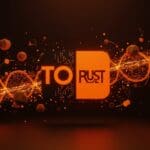 Transición visual del Proyecto Tor migrando su núcleo de C a Rust para mejorar la seguridad y privacidad en software open source.