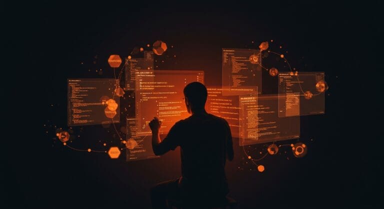Desarrollador utilizando URL Pattern API para automatización web en JavaScript con énfasis en patrones de URL y regex en entorno tecnológico.
