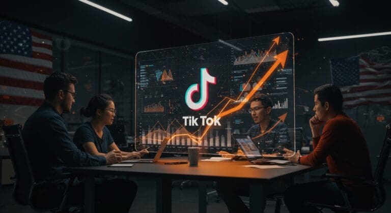 Startup founders analizando oportunidades de inversión y valuación tras acuerdo de TikTok en EE.UU.