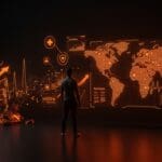 Founder de startup healthtech planificando ronda récord de financiación y expansión en el sector de seguros de salud.