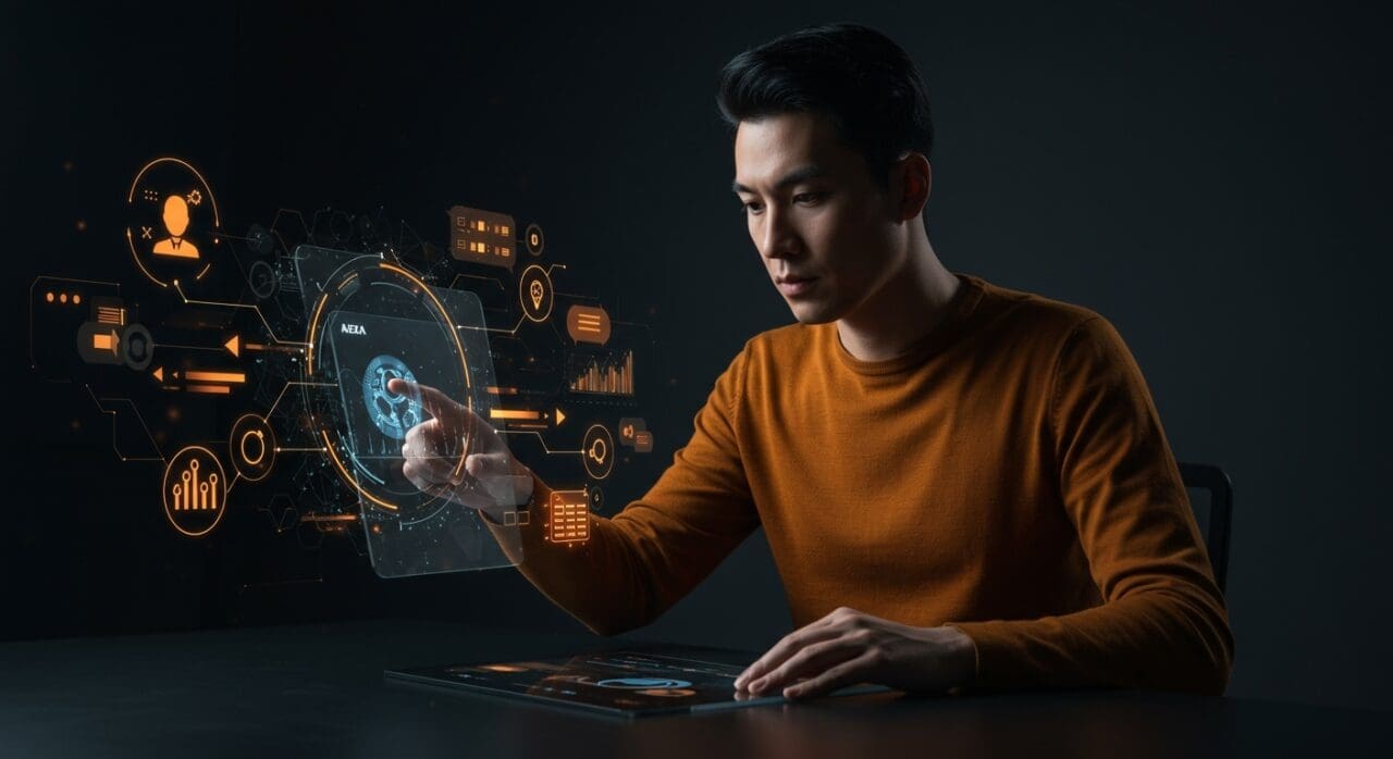 Founder utilizando Alexa.com, asistente IA de Amazon para automatización y workflows tecnológicos en la web.