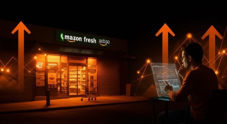 Cierre de tiendas Amazon Fresh y Go simbolizando el impacto en retail físico y lecciones para startups retailtech en LATAM.