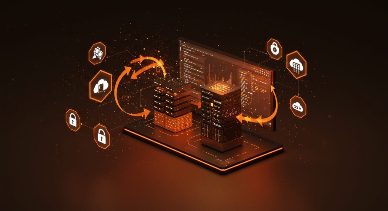 Ambientes de desarrollo Linux con LXC optimizando infraestructura eficiente, seguridad SSH y automatización para ahorro en costos cloud.