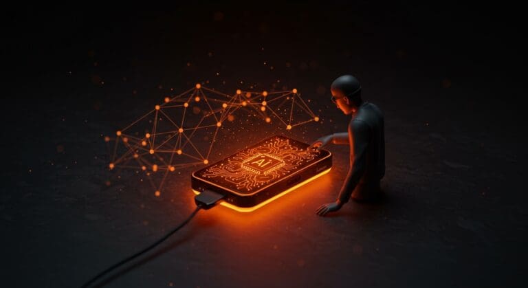 Dispositivo wearable con inteligencia artificial de Apple destacando innovación tecnológica para founders y startups en el ecosistema de AI.