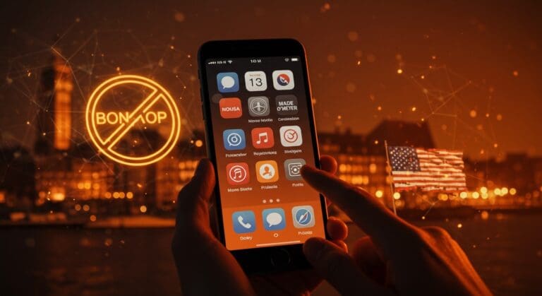 Apps de boicot a productos americanos como NonUSA liderando en Dinamarca, reflejando tendencias de mercado y comportamiento del consumidor en Europa.