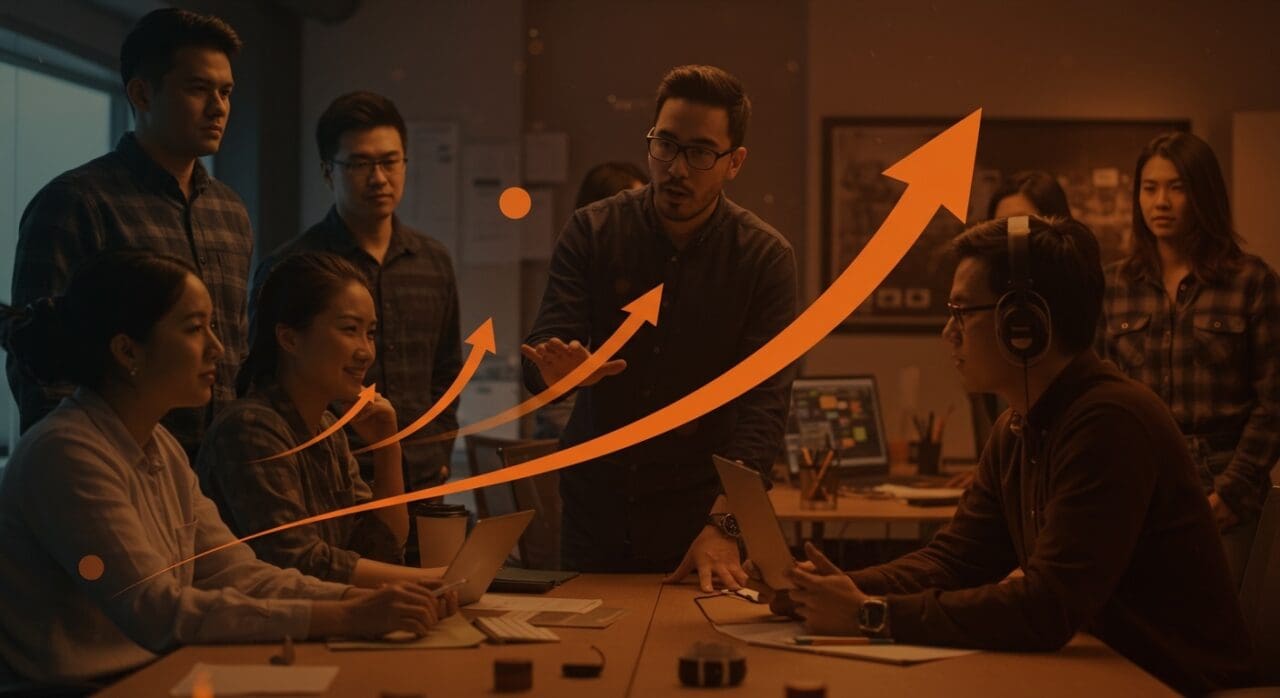 Founding recruiter colaborando con fundadores y talento tecnológico en startup respaldada por YC en San Francisco.