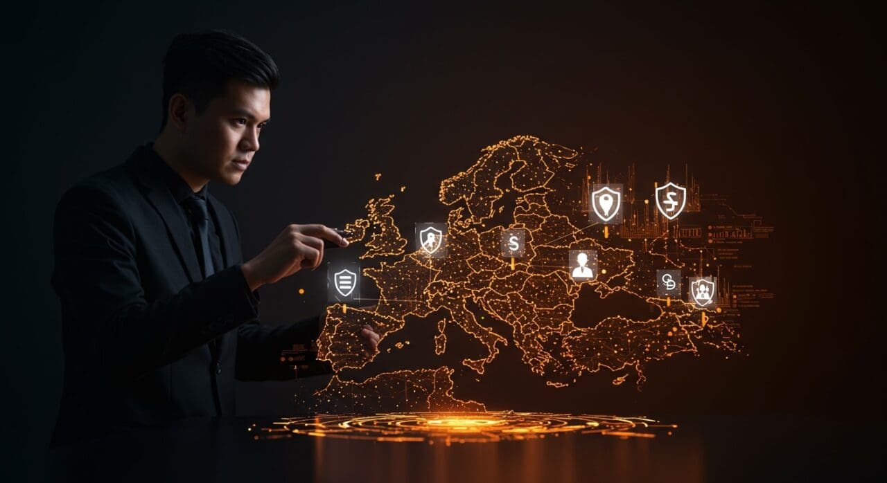 Auditoría de soberanía tecnológica y privacidad de datos en la UE para startups con énfasis en control de servicios externos y cumplimiento regulatorio.