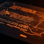 Terminal UNIX v4 mostrando buffer overflow y fundador analizando código para seguridad informática en sistemas heredados.