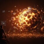 Fundador de startup contemplando la burbuja tecnológica de inteligencia artificial y oportunidades en LATAM tras su caída.