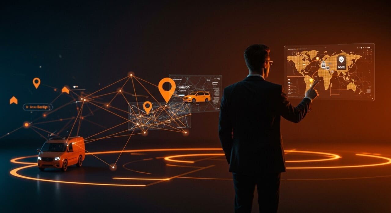 Integración tecnológica de movilidad corporativa B2B con adquisición startup y expansión internacional destacando BusUp e Iomob.