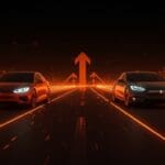 Competencia entre BYD y Tesla en ventas de vehículos eléctricos mostrando movilidad eléctrica y expansión global en 2025.