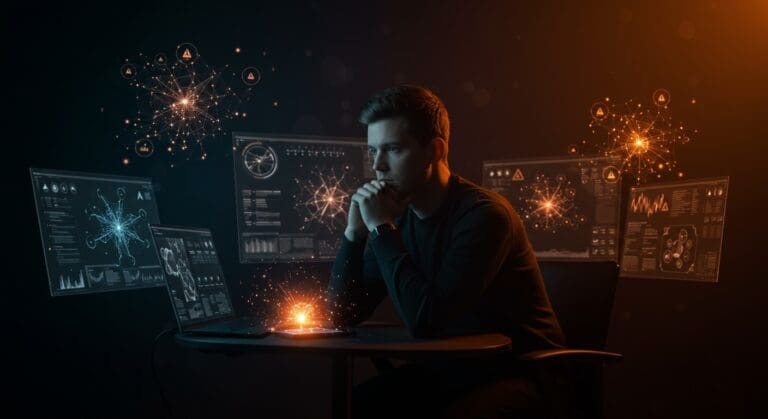 Representación visual de la ética y regulación en inteligencia artificial generativa en startups con enfoque en IA, ética y responsabilidad tecnológica.