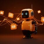 Asistente personal IA open source Clawdbot integrándose con WhatsApp, Slack y Discord para automatización multiplataforma en startups tech.