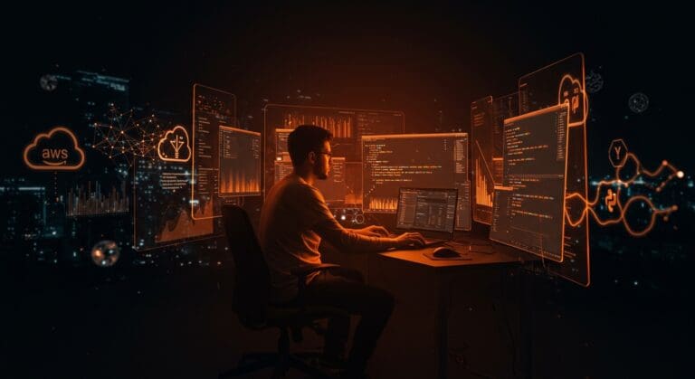 Ingeniero full stack remoto trabajando en IA y Python para startup Y Combinator con oportunidades globales en AWS.