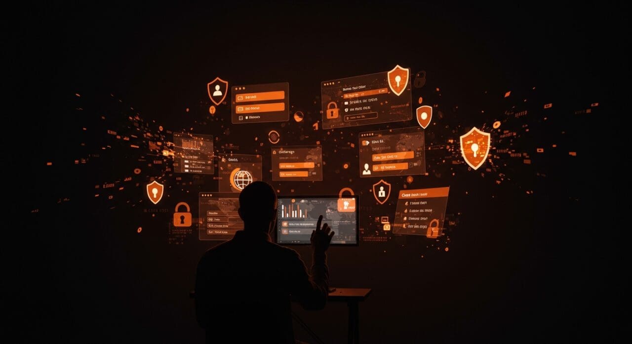 Riesgos de seguridad informática en startups por robo masivo de credenciales, ilustrando fugas de datos y protección cibernética.