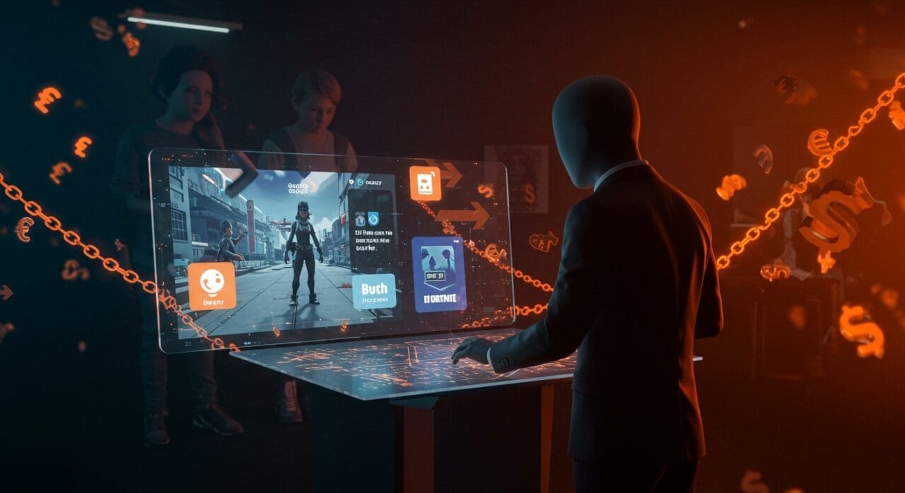 Epic Games sancionada por manipulación en compras in-app de Fortnite y regulación en monetización de juegos online infantiles.