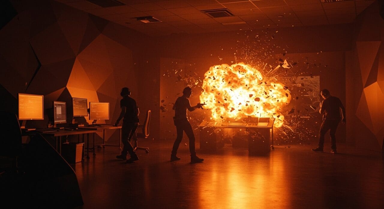 Incendio y explosión en Rockstar North afectando el desarrollo de GTA 6, destacando riesgos en la industria tecnológica y videojuegos.