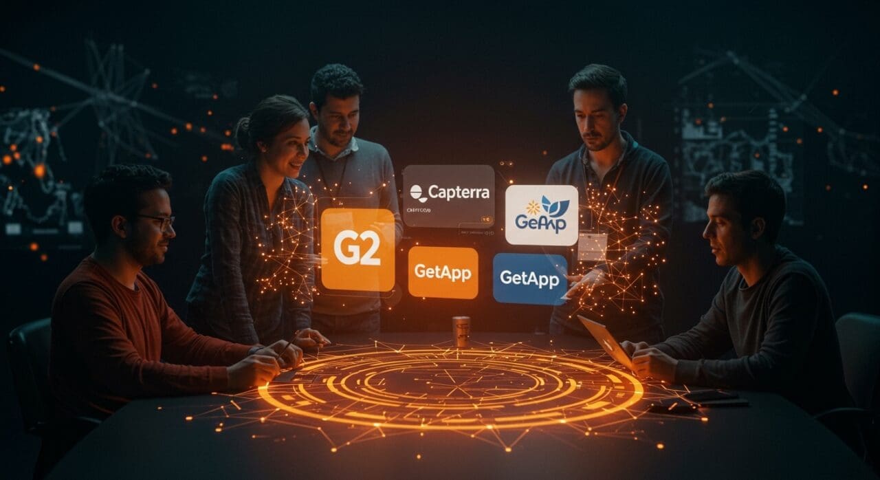 Unificación de plataformas de reseñas SaaS por G2, destacando software discovery y crecimiento B2B para startups LATAM.