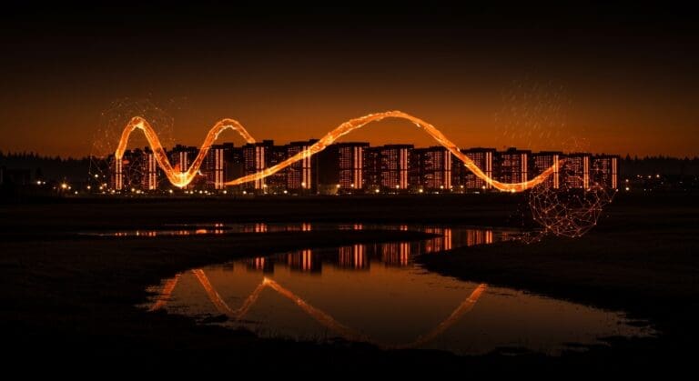 Centro de datos de Google en Oregon con énfasis en la gestión sostenible del agua y desafíos ambientales.