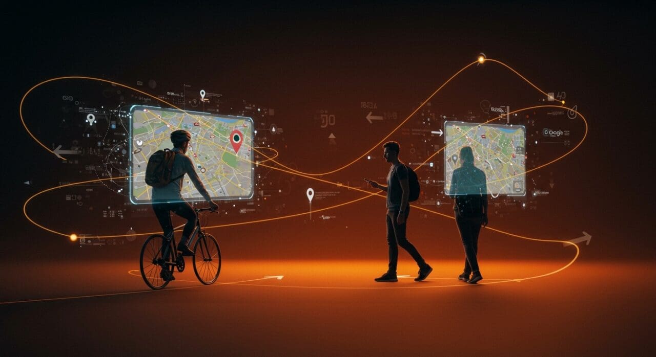 Google Maps con Gemini ofreciendo navegación y movilidad inteligente para tech founders mediante inteligencia artificial aplicada.