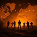 Militares europeos en Groenlandia reforzando la seguridad del Ártico en un contexto de tensiones geopolíticas y militarización europea.