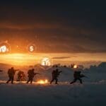 Tropas europeas desplegadas en Groenlandia con simbolismos de geopolítica ártica y recursos tecnológicos para startups.