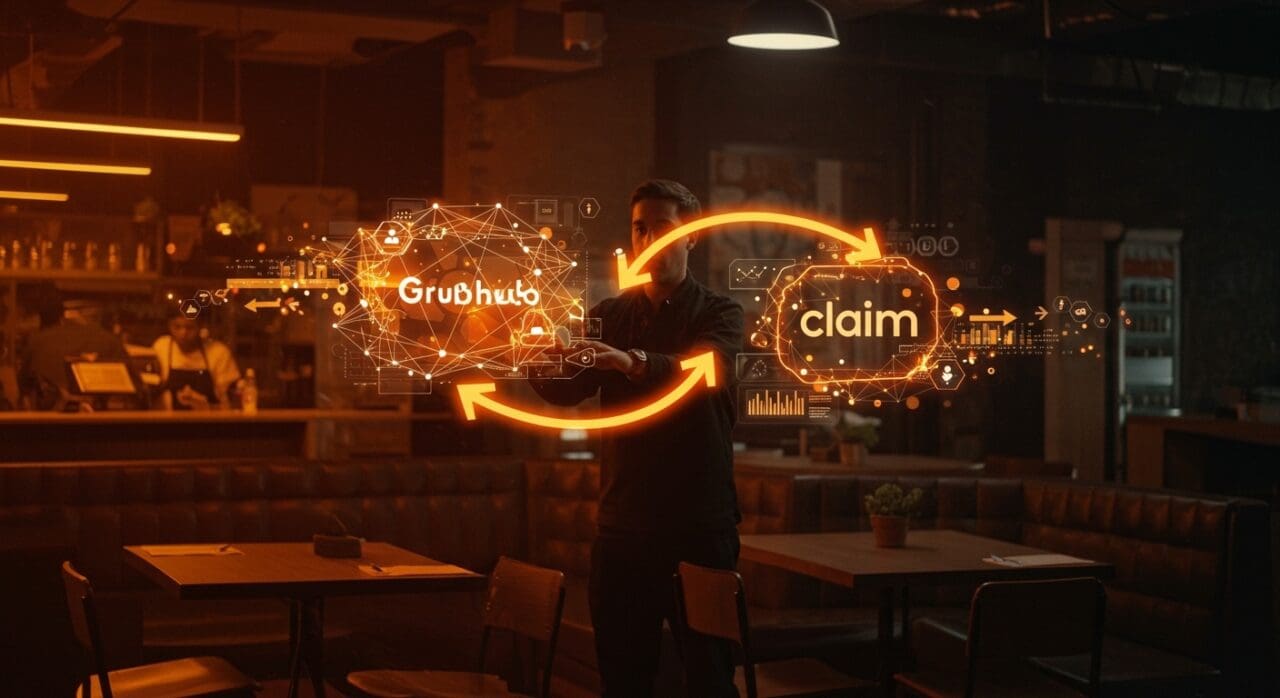 Integración tecnológica de Grubhub y startup Claim impulsando la retención y adquisición de clientes en restaurantes.