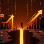 Representación visual de la desigualdad de riqueza y justicia económica para startups LATAM según informe Oxfam 2026.